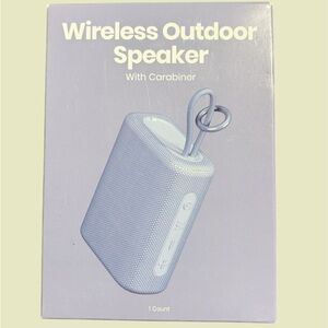 Wireless Outdoor Speaker with Carabiner - Light Purple
